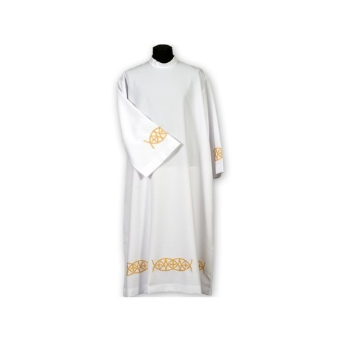 Bestickte Priester-Albe (13)