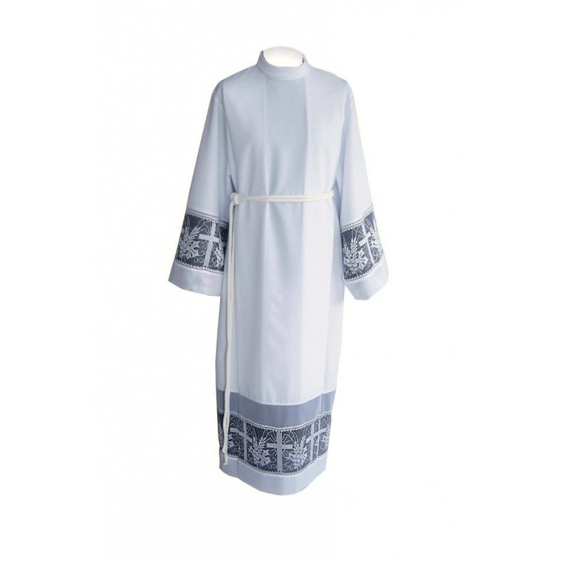 Priesteralbe mit Futter, Laschen