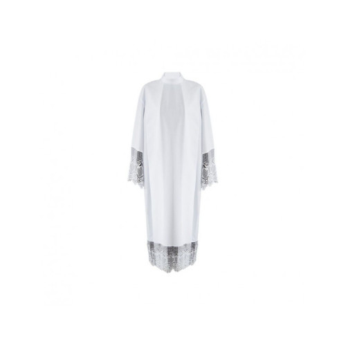 Priesteralbe mit Guipure-Ziermuster