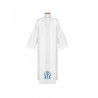 Priesteralbe mit gesticktem Marienemblem