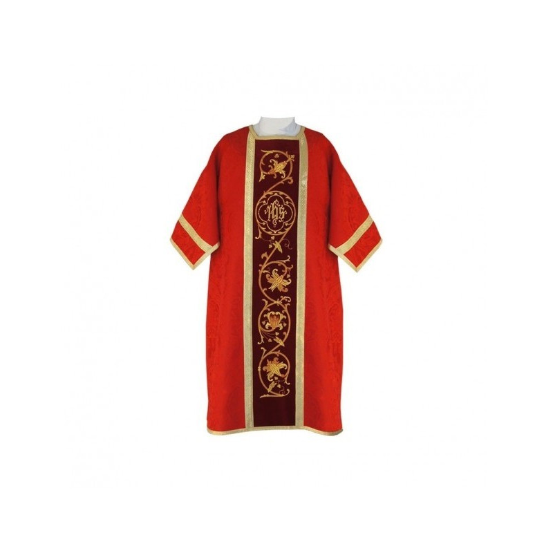 Römisch dalmatinisch rot - Jacquard