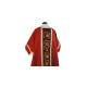 Römisch dalmatinisch rot - Jacquard