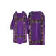Dalmatic gothic jacquard - gestreifter Samt - Mix Farben