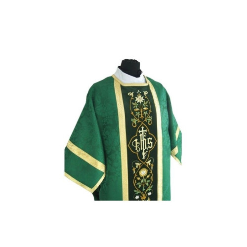 Römische Jacquard-Dalmatik - liturgische Farben