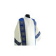 Dalmatic-Stoff Jacquard, samtblau gestreift (05)