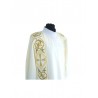 Dalmatic Stretch-Stoff, gestickte Streifen (07)