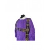 Gothic lila dalmatic - Jacquard Stoff (44)