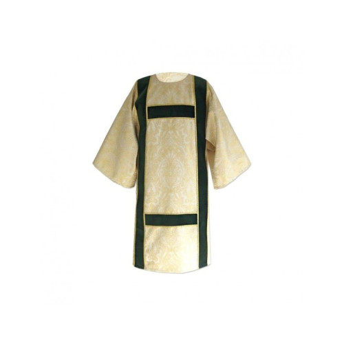 Dalmatic Halbgothic-Jacquard - helles Gold