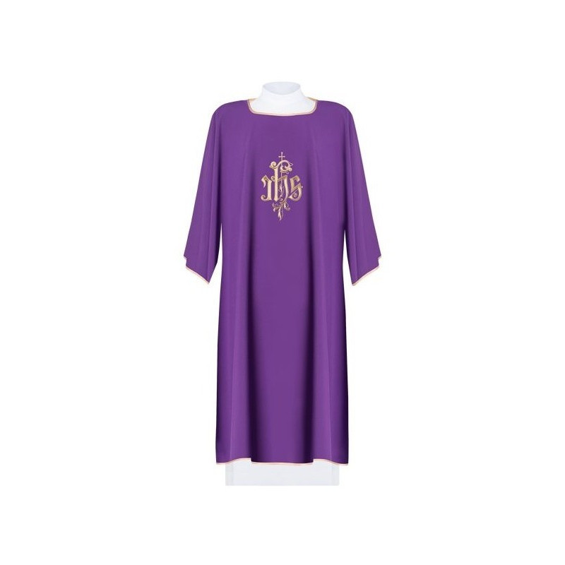 Dalmatic gestickt IHS - lila (4)