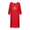 Dalmatic gestickt IHS - rot (5)