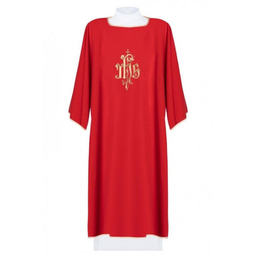 Dalmatic gestickt IHS - rot (5)