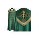 Alpha Omega gesticktes Oberteil, liturgische Farben (17)