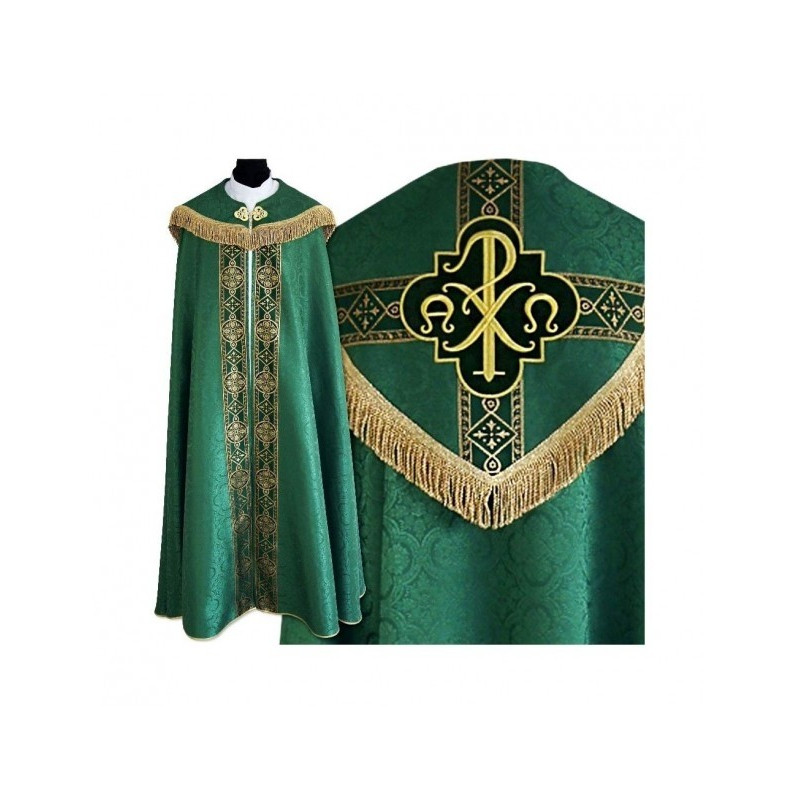 Alpha Omega gesticktes Oberteil, liturgische Farben (17)