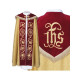 Liturgisches Gewand bestickt mit IHS (22)