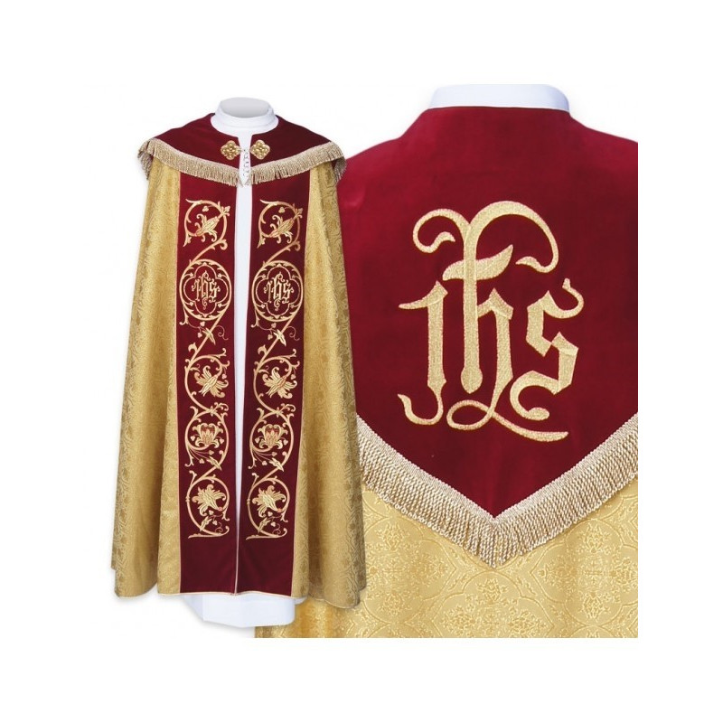 Liturgisches Gewand bestickt mit IHS (22)
