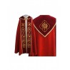 Liturgisches Gewand, bestickt mit IHS (22a)