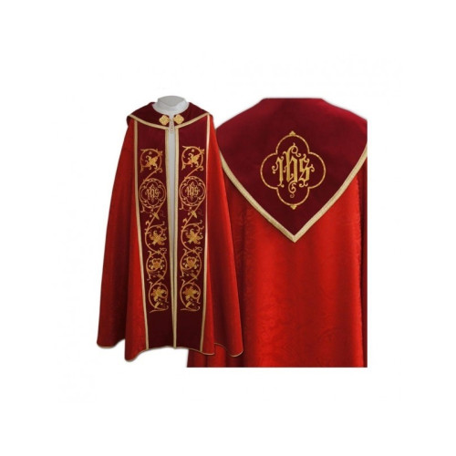 Liturgisches Gewand, bestickt mit IHS (22a)