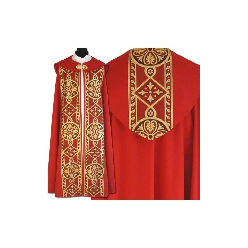 Gothic-Muster Oberteil - Baumwoll-Stretch-Stoff (3)