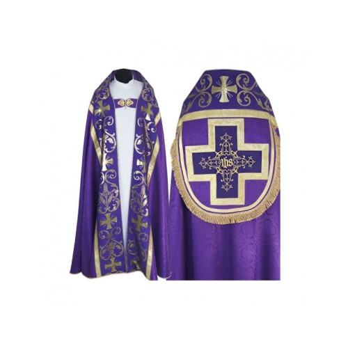 Römisches Gewand, liturgische Farben - Jacquardgewebe (10)