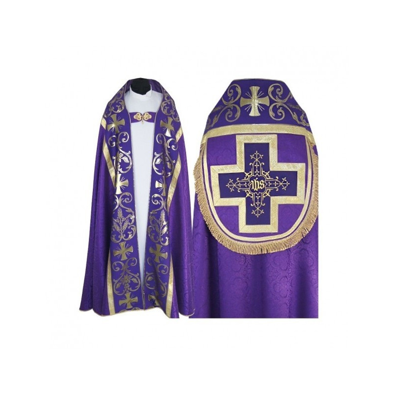 Römisches Gewand, liturgische Farben - Jacquardgewebe (10)