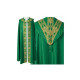 Semi-Gothic cope (liturgische Farben) - gewebte Streifen, Jacquard (26)
