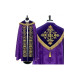 Gestickter Mantel lila (90)