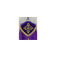 Gestickter Mantel lila (90)