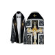 Roman bewältigen schwarz und Silber Christus gekreuzigt