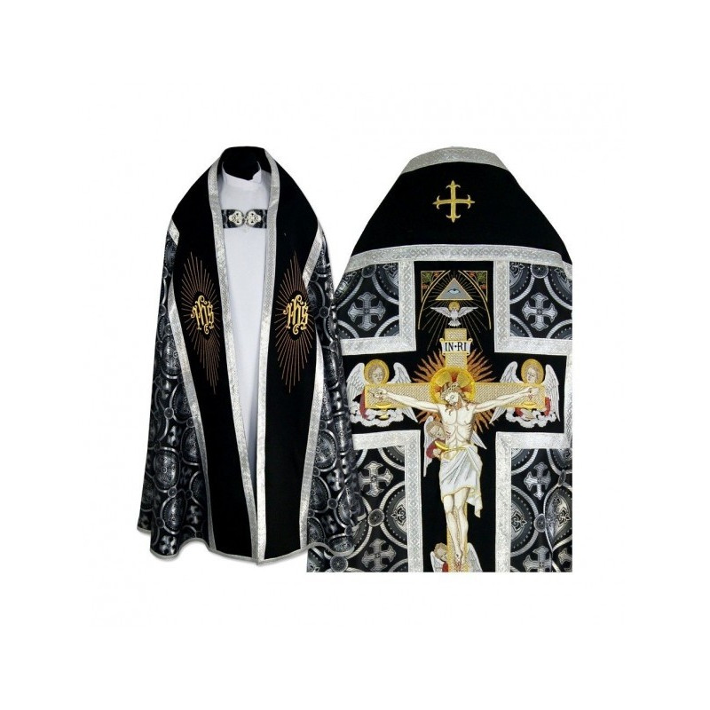 Roman bewältigen schwarz und Silber Christus gekreuzigt
