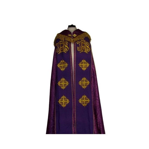 Gesticktes Oberteil - IHS (liturgische Farben) - Rosette