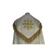 Gesticktes Oberteil - Jerusalemkreuz weiß - Rosette (3)
