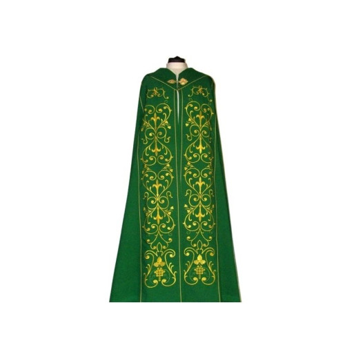 Grüner gestickter Mantel - Ornament (4)