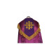 Gesticktes Oberteil - Jerusalem Kreuz lila - Rosette (3)