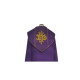 Gestickter Mantel lila - Ornament (4)