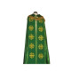 Gesticktes Oberteil - Jerusalemkreuz grün - Rosette (3)