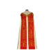 Gesticktes cremefarbenes und rotes Oberteil - Ornament (4)