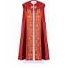 Liturgisches Gewand mit gesticktem IHS - rot (33)