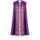 Gesticktes liturgisches Gewand IHS - lila (34)