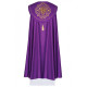 Gesticktes liturgisches Gewand IHS - lila (34)