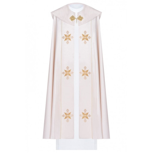 Gesticktes liturgisches Gewand IHS - ecru (36)