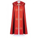 Liturgischer Mantel gesticktes Kreuz - rot (39)