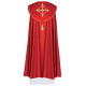 Liturgischer Mantel gesticktes Kreuz - rot (39)