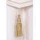 Liturgischer Mantel gestickt IHS - ecru (44)