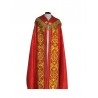 Bestickte IHS-Rosettenmütze - liturgische Farben (50A)