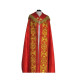Bestickte IHS-Rosettenmütze - liturgische Farben (50A)