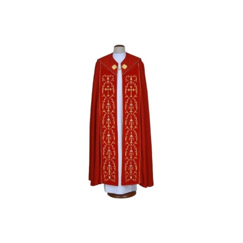 Gesticktes rotes Oberteil (68)