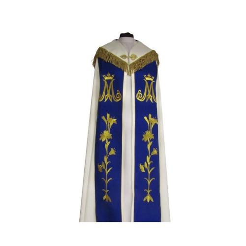 Gestickter Marienmantel - ecru (89)