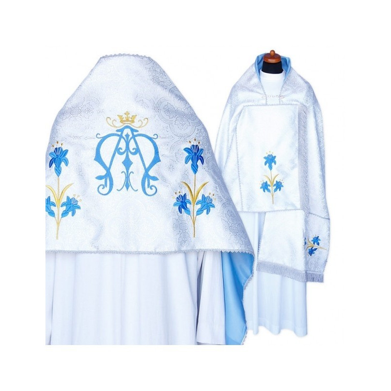 Liturgischer Schleier - Marianisches Motiv (2)