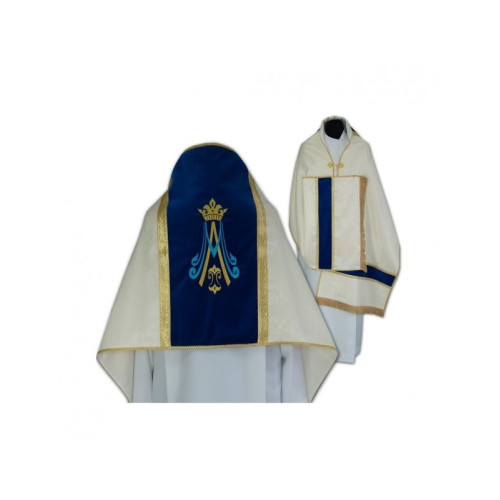 Gestickter liturgischer Marienschleier (11)