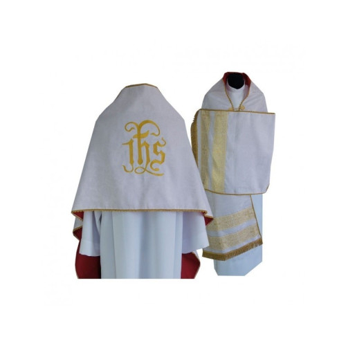 Bestickter liturgischer IHS-Schleier (12)